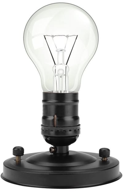 Vintage Industrial Ceiling Mount Iron Pendant Light - E26/E27 Bulb Screw Base - Wandlamp voor Thuis en Hotel (Zwart)