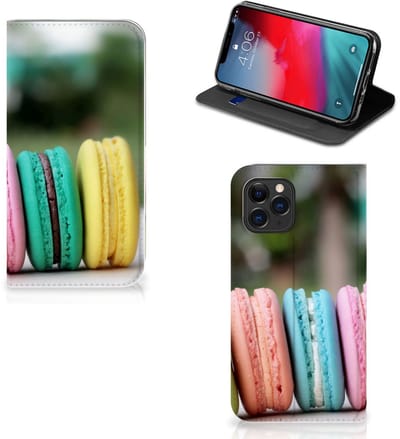 Apple iPhone 11 Pro Flip Style Cover Macarons