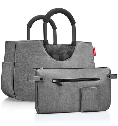 Reisenthel Loopshopper M Shopper Shopper - 12L - Twist Silver Grijs