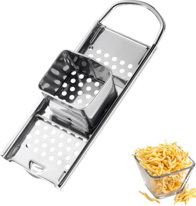 Westmark Spätzle-rasp Knöpfle Inox – Roestvrijstalen Spätzle-rasp voor fijne Knöpfle & Spätzle – Met slede voor eenvoudig raspen – Zilver, 31,5 cm