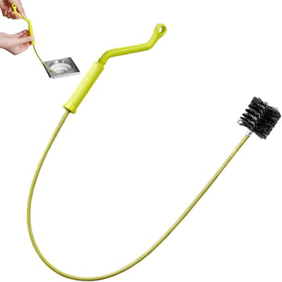 Haarvanger Afvoerslang - Ontstoppingsgereedschap - Afvoeren Reinigen - Flexibele Borstel - 54 cm - Meerkleurig