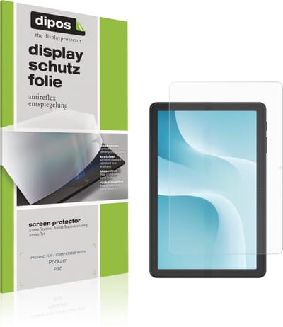 dipos – 2x Matte Beschermfolie geschikt voor Pockam P10 | Krasbestendige & antireflecterende Screenprotector Ultra-Thin