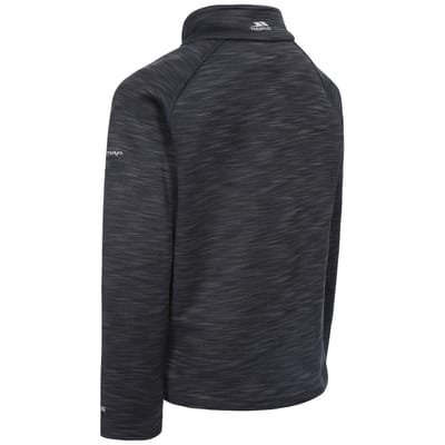 Trespass Childrens Boys Edvin Fleece Top (Zwarte mergel)