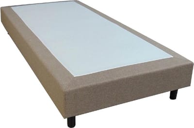 Slaaploods.nl Basic - Boxspring zonder matras - 120x210 cm - Twijfelaar - Beige
