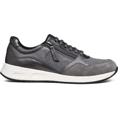 Geox D Bulmya B Schoenen Grijs EU 38 Vrouw