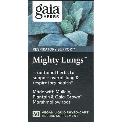 Gaia Herbs, Mighty Lungs, 60 Phyto-capsules Végétales Liquides