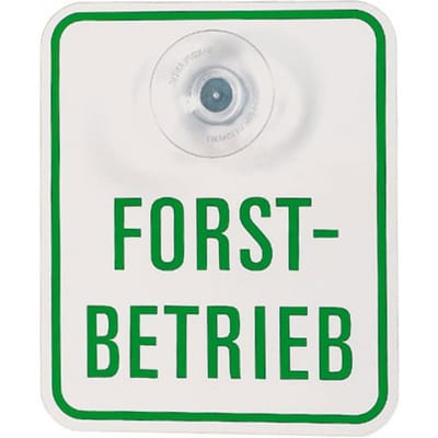 Autobordje pvc tekst: forst-betrieb