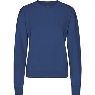 Dames sweatshirt met ronde hals Colorful Standard Classic Organic Marine Blue