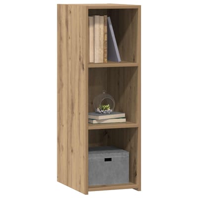 vidaXL - Dressoir - Artisanaal - eiken - 30 - x - 41 - x - 93 - cm - Bewerkt - hout