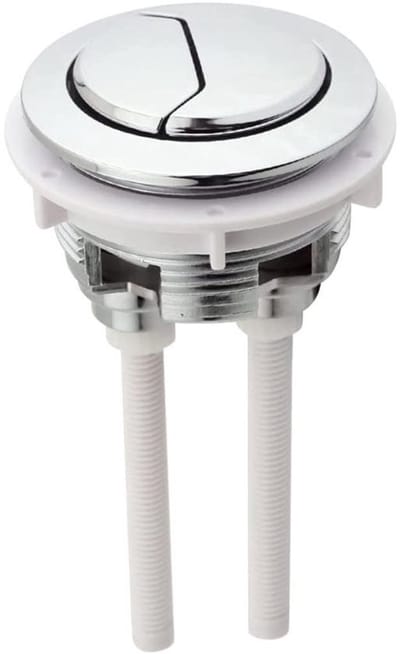 Allecto - Vervangknop Toilettank - Double Equal Push Knob - 48mm