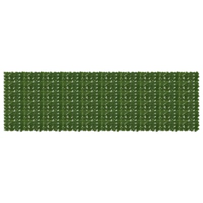 vidaXL - Balkonscherm - met - bladeren - Groen - 500 - x - 150 - cm