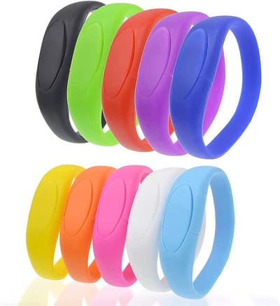 USB Armband - Geheugenstick Data - Draagbare Opslag - Lichtgewicht Ontwerp - 64 GB - Zwart