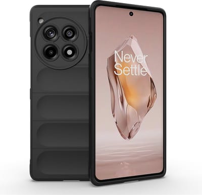 MobyDefend Hoesje - Geschikt voor OnePlus 12R - TPU Gripcase - Zwart