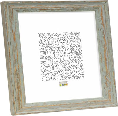 Deknudt Frames fotolijst S46MF8 - groen verweerde look - foto 20x20 cm