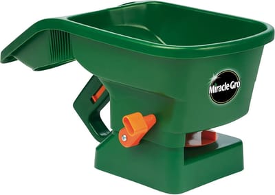 Handige Gazonspreider - Strooier Tuin - Gras Zaaien - Handmatig Aangedreven - 39x22x19 cm