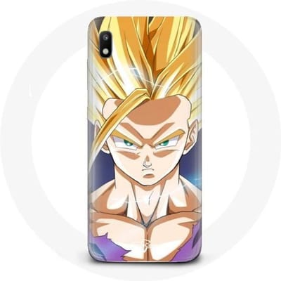 Hoesje voor Samsung Galaxy A10 Manga Dragon Ball Goku Angry Face