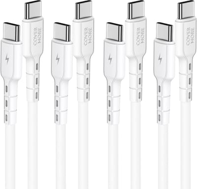 Usb C naar usb C kabel - 4 stuks - Oplaadkabel geschikt voor Samsung, iPhone 17 16 15 plus pro max air