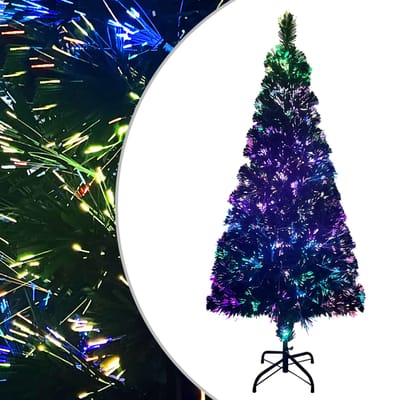 vidaXL - Kunstkerstboom - met - standaard - 180 - cm - glasvezel - groen