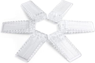 Deurstopper Antislip Rubberen Deurstoppers Stapelbaar - Transparant