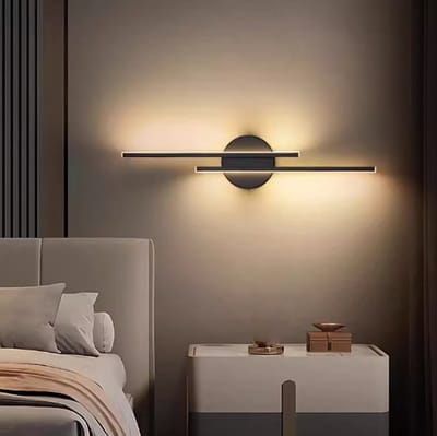 Moderne, minimalistische lineaire LED-wandlamp voor binnengebruik, geschikt voor veranda's, slaapkamers, woonkamers, hallen, hotels en andere locaties.