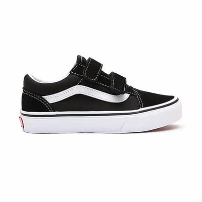 Vans Ward Lage top Skateboard Schoenen Zwart Wit Kinderen Leeftijd 3 7 Jaar Oud VN000VHE6BT 30.5 black