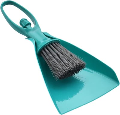 Handborstel en Stoffer en Blik Set | Bureau Bezem Gereedschapsset - Keuken Schoonmaakborstel En Blik Set - Voor Het Gebruik In Badkamer Slaapkamer Woonkamer Wastafel Thuis Keuken Kantoor Klaslokaal Aa