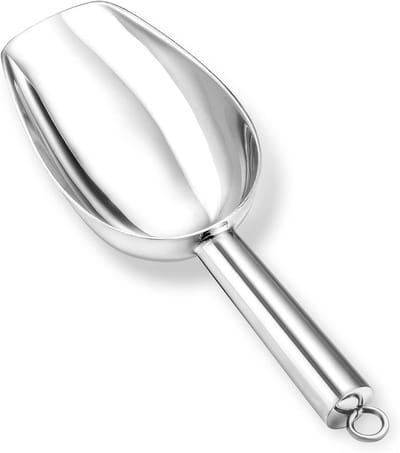 RVS IJslepel en Vullepel voor Keuken en Feestjes, Roestvrij, Vaatwasserbestendig, 125ml, Ideaal voor IJs, Desserts en Buffetgerechten