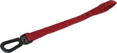 JACK AND VANILLA Comfort Tube Hondenlijn / Hondenriem - Rondgeweven Nylon - Breedte 25 mm - Lengte 50 cm - Donkerrood - Geschikt voor grote honden