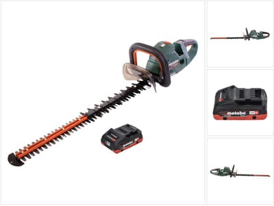 Metabo HS 18 LTX BL 65 accu heggenschaar 18 V 60 cm borstelloos + 1x accu 4.0 Ah - zonder oplader
