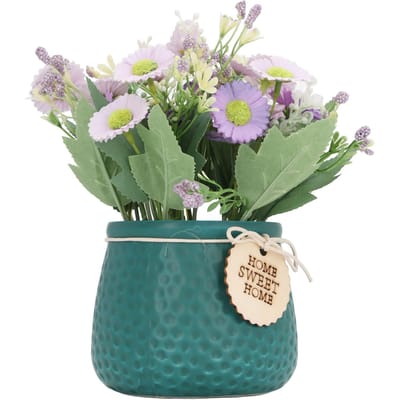 Kleine Kunstplanten Potten Mini Nep Potplanten Faux Madeliefje Ornament Huis Binnen Buiten Decor beige