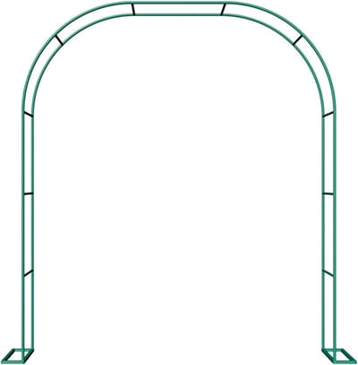 Metalen Rozenboog - Tuinboog Pergola - Decoratie Klimplanten - Roestwerende Coating - 120 tot 350 cm - Groen