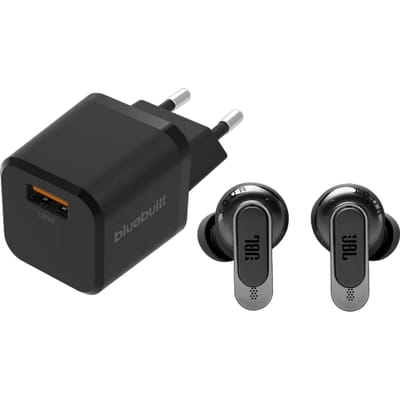 JBL Tour Pro 3 Zwart + BlueBuilt Quick Charge Oplader