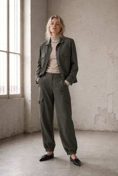 Jannes pants technical jersey | Army - Army / S