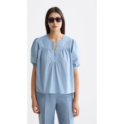 Scotch & Soda Relaxed Top Faded Denim Taglia: 34 | Magliette intime Outlet | Donna | Blu
