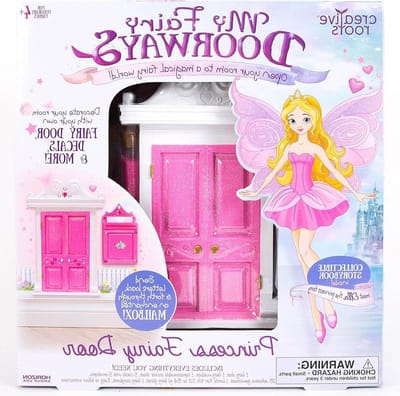 Fairy Deur - Magische Deur Sprookjes - Kinderspeelgoed - Met Accessoires - 29 x 6 x 30 cm - Roze