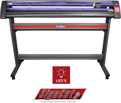Vinylsnijder - zwart - 135cm - led-verlichting & 12mnd signcut pro