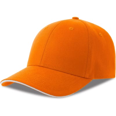 Atlantis Headwear Liberty Sandwich-S Cap AT684 - ORANGE/WHITE - One size