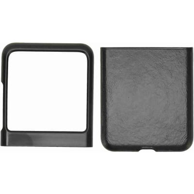 Coque Pliante pour Téléphone Étui de Protection pour Téléphone ABS Anti-Rayures Minimaliste Accessoire de Téléphone pour Motorola Razr 40 Ultra Noir gray