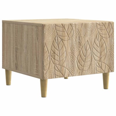 vidaXL - Salontafel - Sonoma - Eiken - 50 - x - 49 - x - 40 - cm - Bewerkt - hout