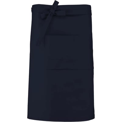 Schort/Tuniek/Werkblouse Unisex One Size Kariban Navy 100% Katoen