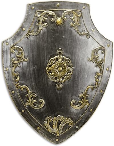 Boutique Trukado - Versierd IJzeren Schild Muurdecoratie zilverkleurig - IJzeren Wandschild - 71cm hoog