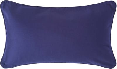 Homescapes Donkerblauwe katoenen kussenhoes 30 x 50 cm