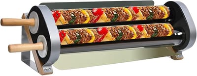 Zonneoven Barbecue - Draagbare Grill - Buiten Koken - Dubbele Vacuümbuis - 62 cm Lengte - Zilver