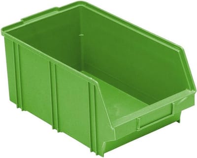 Magazijnbak B4 - 210x330x155mm - Groen