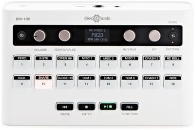 RM-100 ritme- en drummachine van Gear4music, Wit