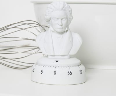 Kikkerland Beethoven Timer - Kookwekker - 60 minuten timer - Keuken accessoires