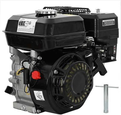 Benzinemotor 48 kW - Aandrijfmotor Krachtbron - Apparaten Aandrijven - Terugslag Start Systeem - 196 cc - Zwart