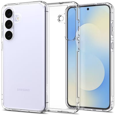 Spigen Ultra Hybrid Hoesje Geschikt voor Samsung Galaxy S25 FE - Back Cover met Air Cushion - Transparant