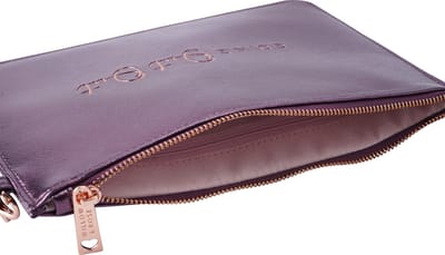 CGB Giftware Willow & Rose WR METALLICS PLUM 'GOING OUT OUT' BEAUTY BAG