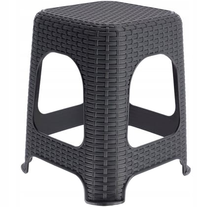 Stevig Antraciet Keukentabouret met Antislip Voeten - Max 120 kg